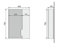 Зеркало со шкафом Jorno Moduo Slim 50 Mod.03.50/W с подсветкой Белый глянец — фото 5, Зеркальные шкафы в ванную