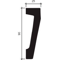 Молдинг гибкий Европласт 1.51.388 2000x90x25 мм — фото 2, Молдинги