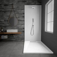 Душевой поддон из искусственного камня Vincea 160x90 VST-4SRL9016W Белый матовый — фото 3, Душевые поддоны из искусственного камня