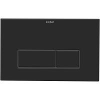 Клавиша смыва Boheme 669-B Черная матовая — фото 1, Комплектующие для душевого оборудования