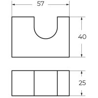 Крючок Art&Max Platino AM-E-3986-MB Черный матовый — фото 2, Крючки для полотенец