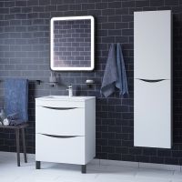 Тумба с раковиной Iddis Cloud 60 CLO60WFi95K Белая — фото 4, Тумбы с раковиной