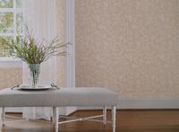Обои Bernardo Bartalucci Marisa 84251-4 Винил на флизелине (1,06*10) Бежевый, Цветы — фото 4, Обои для стен
