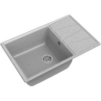 Кухонная мойка GranFest Vertex GF-V-780L Серая — фото 1, Кухонные мойки