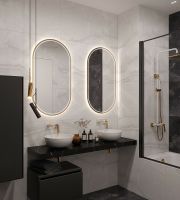 Товар: Столешница под раковину Boheme Armadi Art Flat 160 869-160-NM Черный мрамор - фото 3 Столешница под раковину Boheme Armadi Art Flat 160 869-160-NM Черный мрамор — фото 3, Раковины