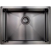 Кухонная мойка Kaiser 58 KSM-5845 Вороненая сталь — фото 1, Кухонные мойки