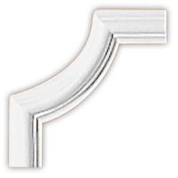 Угловой элемент Decomaster 97012-3 110x110x12 мм — фото 1, Молдинги