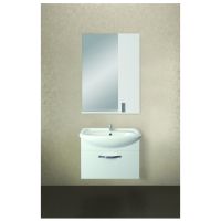 Тумба под раковину 1MarKa Вита 65П 1 ящик Белая глянцевая — фото 2, Тумбы под раковину