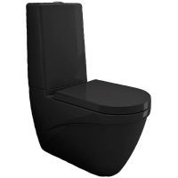 Товар: Унитаз компакт Bocchi Taormina 1017-005-0129 Черный глянцевый без бачка и сиденья - фото 2 Унитаз компакт Bocchi Taormina 1017-005-0129 Черный глянцевый без бачка и сиденья — фото 2, Унитазы