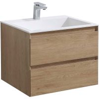 Тумба под раковину Vincea Luka 60 VMC-2L600NO подвесная N.Oak — фото 2, Тумбы под раковину