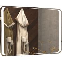 Зеркало Azario Valeria 80 CS00064487 с подсветкой с сенсорным выключателем — фото 1, Зеркала в ванную комнату