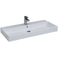 Комплект мебели для ванной Aquanet Нью-Йорк 100 211662 подвесной Шпон Орех — фото 4, Комплекты мебели для ванной