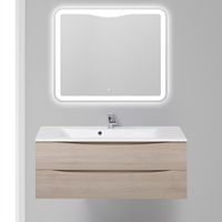 Тумба под раковину BelBagno Marino 120 MARINO-1200-2C-SO-RG-P подвесная Rovere Grigio — фото 2, Тумбы под раковину