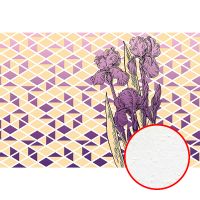 Товар: Фреска Ortograf Forma 32686 Фактура бархат FX Флизелин (4*2,7) Бежевый/Фиолетовый, Ромб/Цветы - фото 1 Фреска Ortograf Forma 32686 Фактура бархат FX Флизелин (4*2,7) Бежевый/Фиолетовый, Ромб/Цветы — фото 1, Фрески