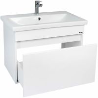Тумба под раковину VIANT Мальта 80 VMAL80COBEL-T1YP подвесная Белая — фото 3, Мебель для ванной