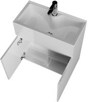 Товар: Тумба с раковиной 1MarKa Mira 60 У75328 подвесная Белая глянцевая - фото 2 Тумба с раковиной 1MarKa Mira 60 У75328 подвесная Белая глянцевая — фото 2, Тумбы с раковиной