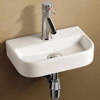 Раковина WeltWasser Aisbach 5075 38 10000003881 Белый глянец — фото 1, Мини-раковины