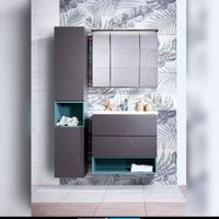 Товар: Тумба под раковину Бриклаер Кристалл 70 4627125414527 подвесная Софт Графит Ясень Анкор темный - фото 5 Тумба под раковину Бриклаер Кристалл 70 4627125414527 подвесная Софт Графит Ясень Анкор темный — фото 5, Мебель для ванной