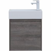 Тумба под раковину Aquanet Nova Lite 50 298854 подвесная Дуб рошелье — фото 1, Тумбы под раковину