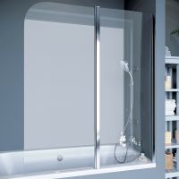 Товар: Шторка на ванну Koller Pool Waterfall Line 115 QP95 R профиль Хром стекло прозрачное - фото 1 Шторка на ванну Koller Pool Waterfall Line 115 QP95 R профиль Хром стекло прозрачное — фото 1, Неподвижные шторки для ванной