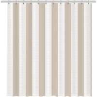 Штора для ванны Fixsen Vafel 180х200 FX-5020A Бежевая — фото 1, Шторы для ванной