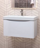 Тумба под раковину Vigo Glem 70 tp.GLE.9595.70.1Y подвесная Белая — фото 2, Тумбы под раковину