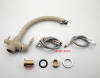 Товар: Смеситель для кухни Frap H99 F4399-20 Бежевый - фото 6 Смеситель для кухни Frap H99 F4399-20 Бежевый — фото 6, Смесители