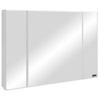 Зеркальный шкаф СанТа Стандарт 100 Белый — фото 3, Зеркальные шкафы в ванную