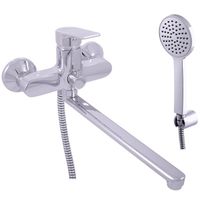 Смеситель для ванны Rav Slezak Colorado CO153.5/1 универсальный Хром — фото 1, Смеситель для ванны