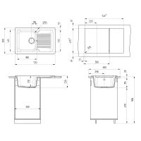 Товар: Кухонная мойка Ulgran Classic U-506-328 Бежевая - фото 4 Кухонная мойка Ulgran Classic U-506-328 Бежевая — фото 4, Кухонные мойки