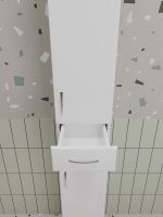 Шкаф пенал Style Line Эко Стандарт 30 ЛС-00002329 Белый глянцевый — фото 3, Мебель для ванной