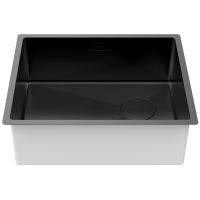 Кухонная мойка Paulmark Next-Skew 54 Uni PM885444-MBN Черная матовая — фото 2, Кухонные мойки