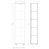 Товар: Зеркало-пенал Vigo Urban 45 pn.URB.45 Белый - фото 9 Зеркало-пенал Vigo Urban 45 pn.URB.45 Белый — фото 9, Пеналы для ванной комнаты