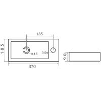Раковина Orange 36 B05-365W Белая — фото 10, Мини-раковины