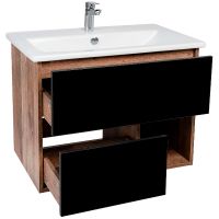 Товар: Тумба под раковину VIANT Люксембург 60 VLUX60ELCH-T2YP подвесная Черная матовая Кейптаун - фото 3 Тумба под раковину VIANT Люксембург 60 VLUX60ELCH-T2YP подвесная Черная матовая Кейптаун — фото 3, Мебель для ванной