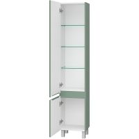 Товар: Шкаф пенал Brevita Victory 35 L VIC-05035-080L Зеленый матовый - фото 3 Шкаф пенал Brevita Victory 35 L VIC-05035-080L Зеленый матовый — фото 3, Мебель для ванной