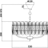 Товар: Люстра Maytoni Modern Suite MOD122PL-06BS Прозрачная Латунь - фото 8 Люстра Maytoni Modern Suite MOD122PL-06BS Прозрачная Латунь — фото 8, Люстры