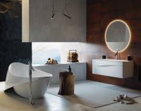 Зеркало Clarberg Circle 100 CIR0210 с подсветкой и подогревом с сенсорным выключателем — фото 3, Зеркала в ванную комнату