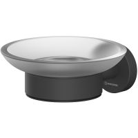 Мыльница Whitecross Ergo black ER2220BL Черный матовый — фото 1, Мыльницы