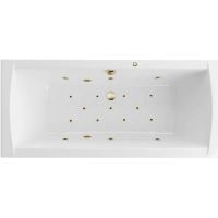 Акриловая ванна Excellent Aquaria Lux 180x80 WAEX.AQU18.RELAX.BR с гидромассажем — фото 1, Ванны