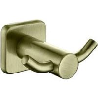 Двойной крючок Kaiser KH-4702 Бронза — фото 1, Крючки для полотенец