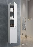 Товар: Шкаф пенал Cersanit Lara 30 SB-SL-LAR/Wh подвесной Белый - фото 10 Шкаф пенал Cersanit Lara 30 SB-SL-LAR/Wh подвесной Белый — фото 10, Мебель для ванной