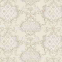 Обои Decori-Decori Amore 82859 Винил на флизелине (1,06*10,05) Белый/Розовый, Вензель — фото 1, Обои для стен