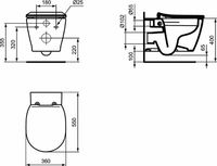 Товар: Комплект унитаза с инсталляцией Ideal Standard Connect Prosys E8822301PC15 с сиденьем Микролифт без клавиши смыва - фото 9 Комплект унитаза с инсталляцией Ideal Standard Connect Prosys E8822301PC15 с сиденьем Микролифт без клавиши смыва — фото 9, Унитазы
