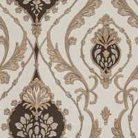 Обои Fipar Grand Classic R 28012 Винил на флизелине (1,06*10,05) Бежевый/Коричневый, Орнамент — фото 1, Обои для стен