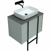 Тумба под раковину Allen Brau Reality 70 1.32004.PWM подвесная Папирус матовый — фото 27, Тумбы под раковину