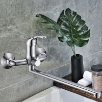 Товар: Смеситель для ванны WesnaArt Listok LIS01-320 универсальный Хром - фото 2 Смеситель для ванны WesnaArt Listok LIS01-320 универсальный Хром — фото 2, Смеситель для ванны