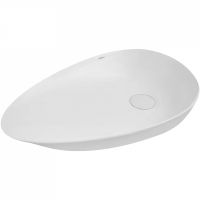 Раковина-чаша Abber Bequem 59 AC2117MW Белая матовая — фото 1, Раковины накладные