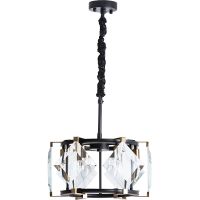 Люстра Divinare Elliot 7304/04 SP-6 Прозрачная Черная — фото 1, Люстры