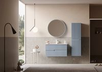 Товар: Тумба с раковиной Orka Moonlight 90 5001501 подвесная Голубая матовая - фото 3 Тумба с раковиной Orka Moonlight 90 5001501 подвесная Голубая матовая — фото 3, Мебель для ванной